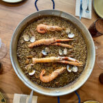 Arroz de sepia, cigalas y gamba langostinera