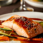 Salmón teriyaki