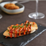 Tostadita de foie a la plancha con chutney de tomate